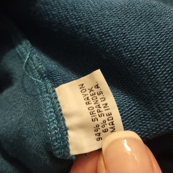 Bryn Walker Orinoco Ruched Inman Shirt New Turquoise Blue Dolman Fall Tunic NEW - Picture 7 of 7